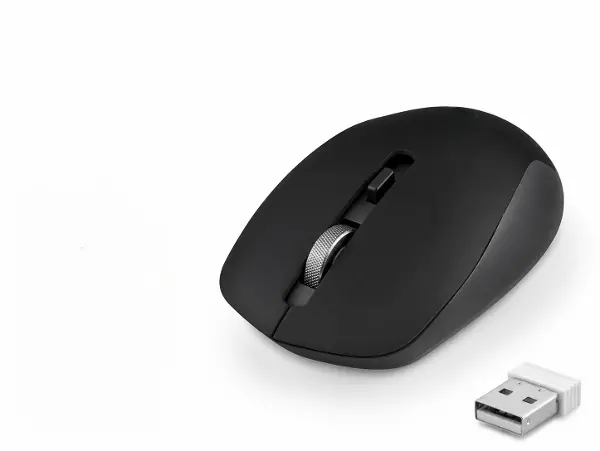 Plus Sessiz Kablosuz Mouse 2.4 Ghz 1600 Dpı Siyah S1000