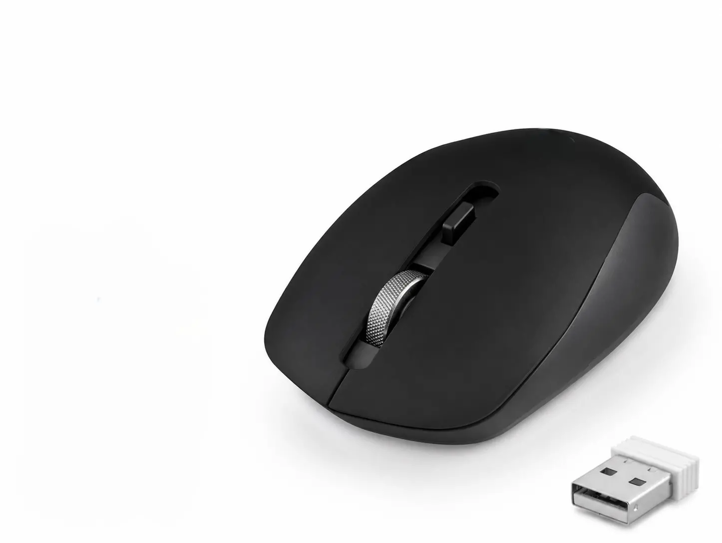 Plus Sessiz Kablosuz Mouse 2.4 Ghz 1600 Dpı Siyah S1000