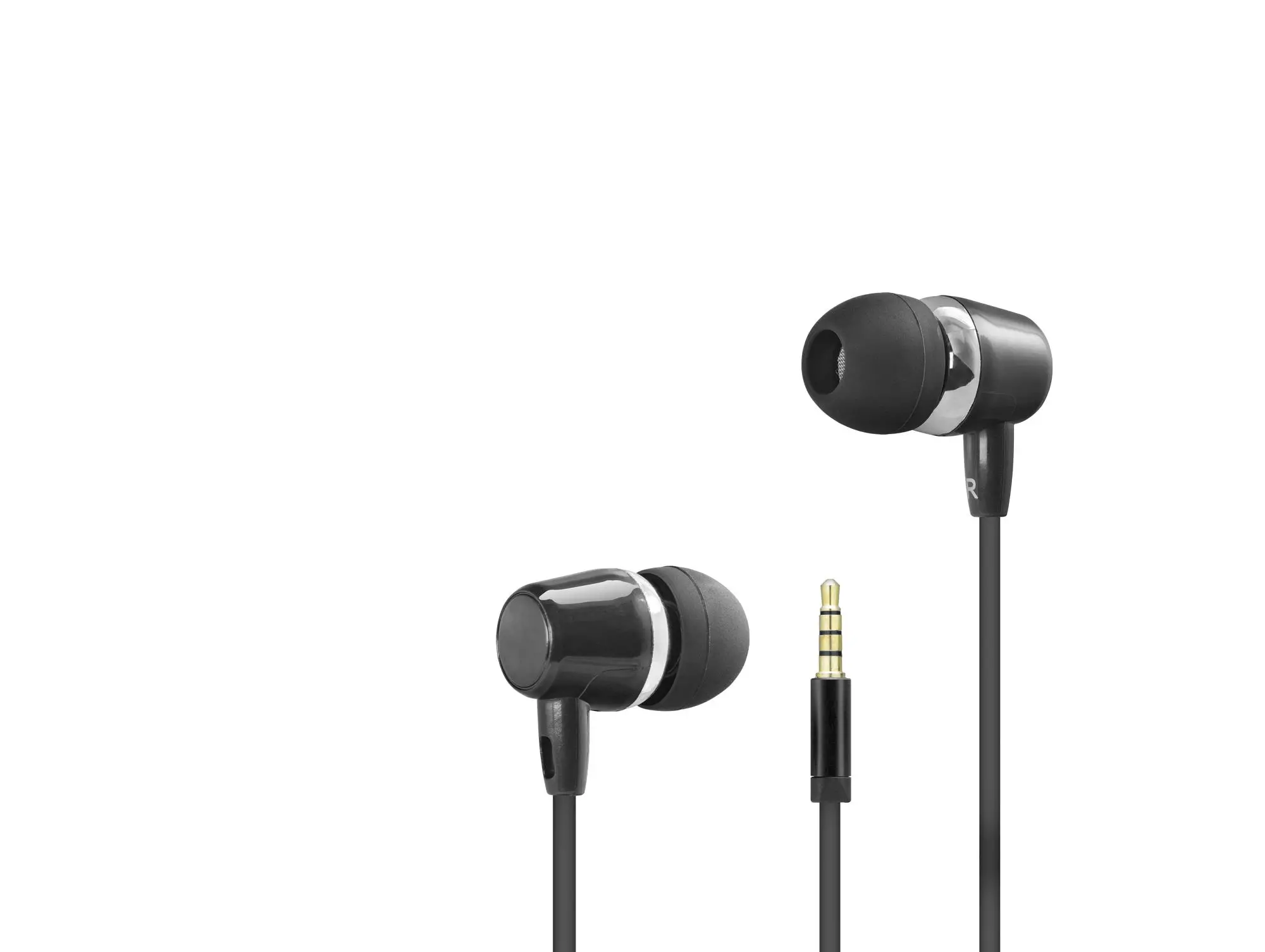 Kablolu Kulak İçi Mikrofonlu Kulaklık 3.5 Mm Pc Telefon Uyumlu Siyah DHE7000BK