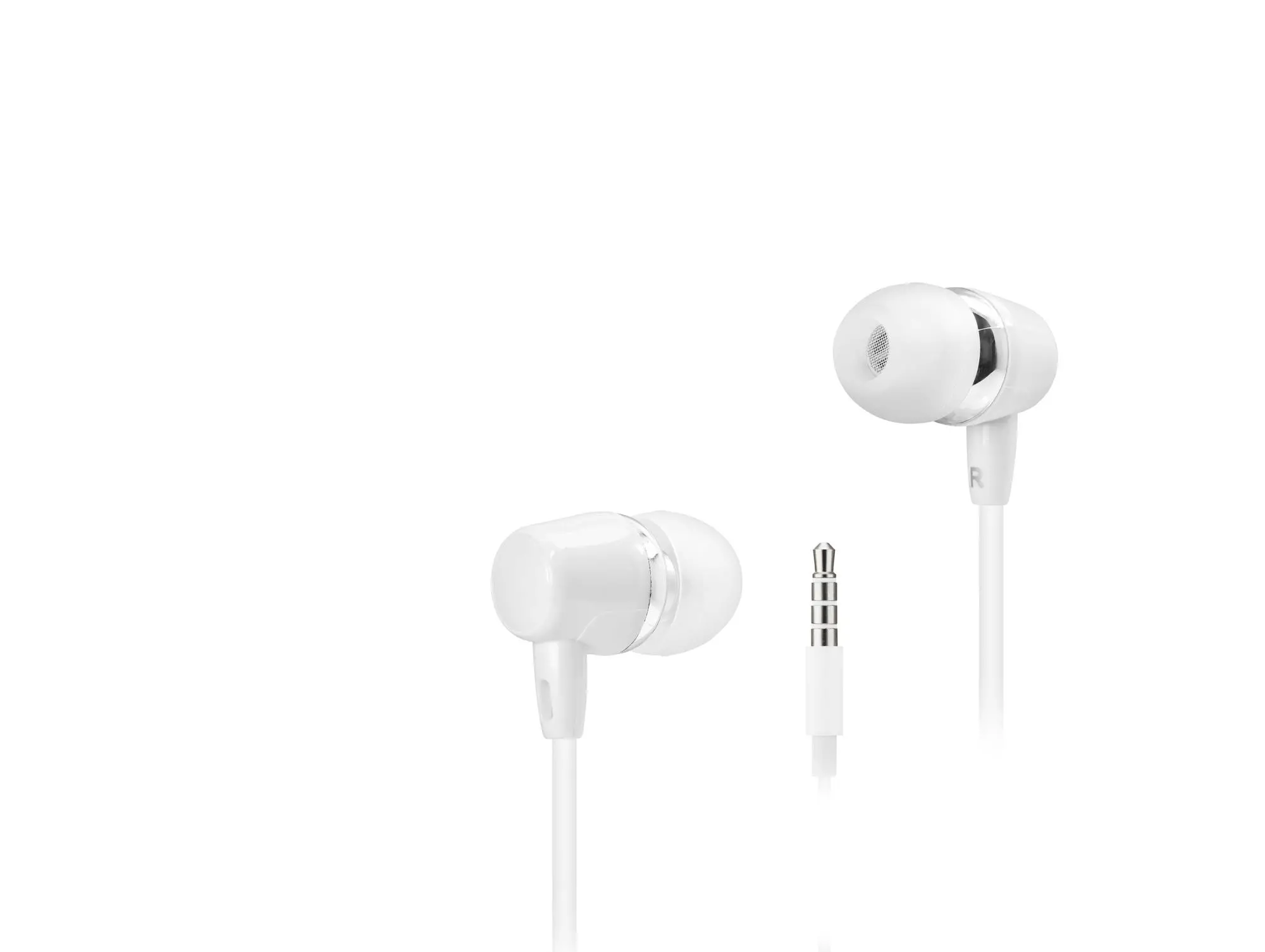 Kablolu Kulak İçi Mikrofonlu Kulaklık 3.5 Mm Pc Telefon Uyumlu Beyaz DHE7000WT