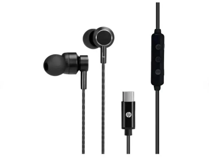 Kablolu Kulak İçi Mikrofonlu Kulaklık Type-c Pc Telefon Uyumlu Ses Kontrollü Siyah DHH1127BK