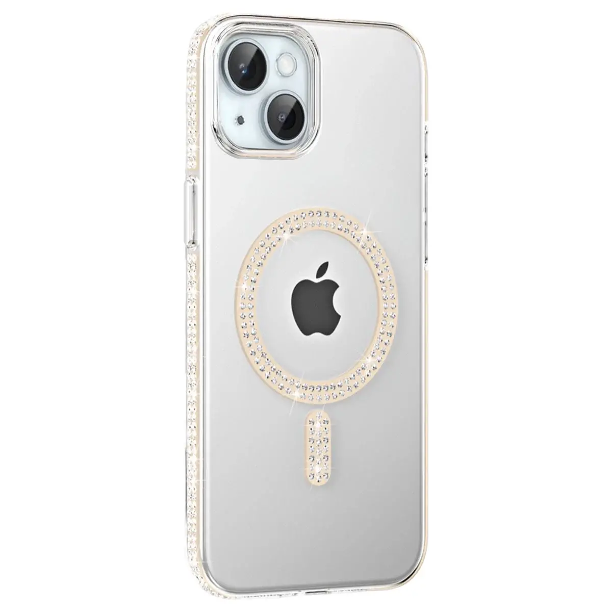 Joko  İphone 14 Move Taşlı Magsafe Kapak - Pembe