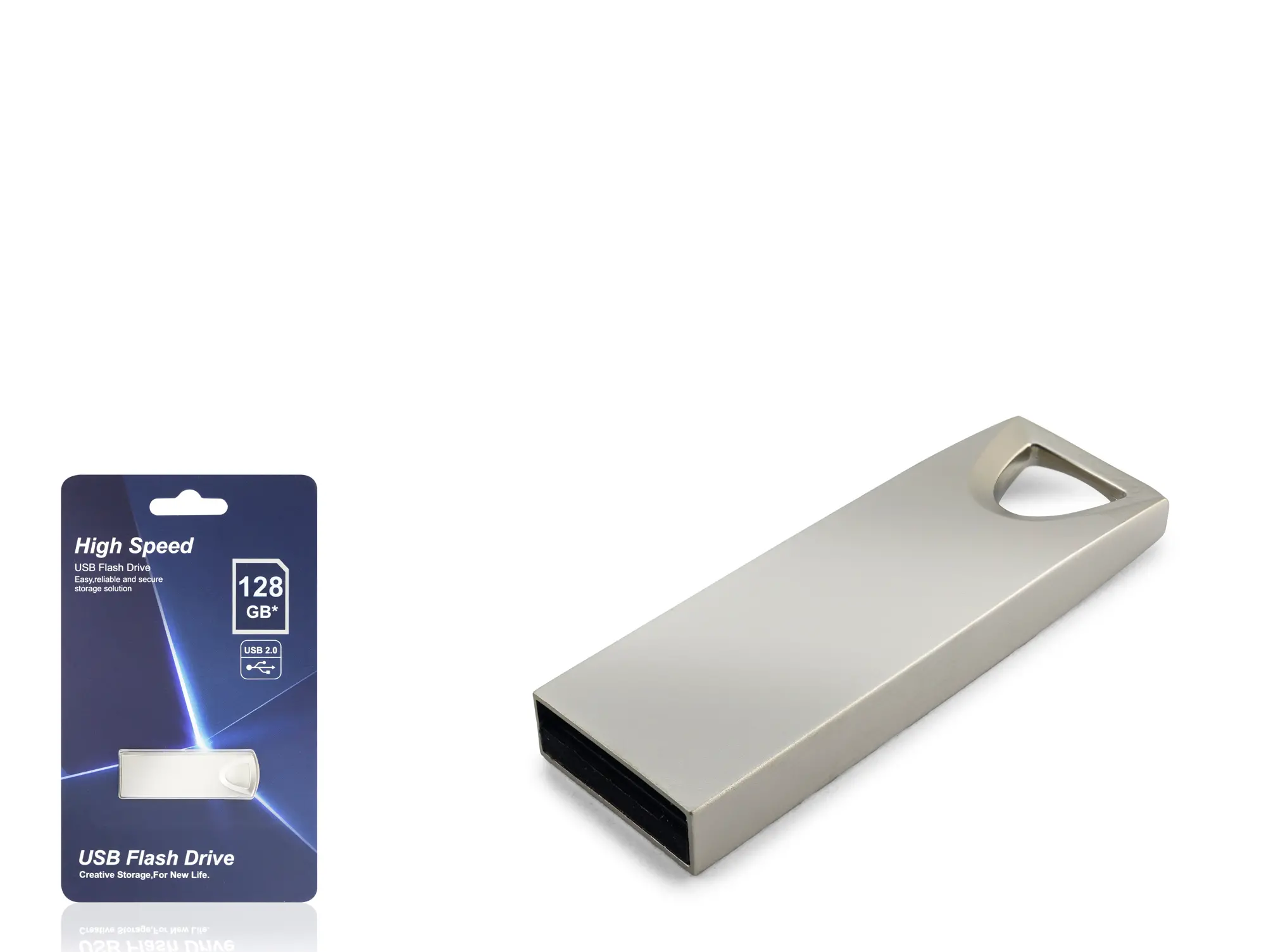 128 Gb Usb 2.0 Metal Gövde Flash Bellek ELBA-128M