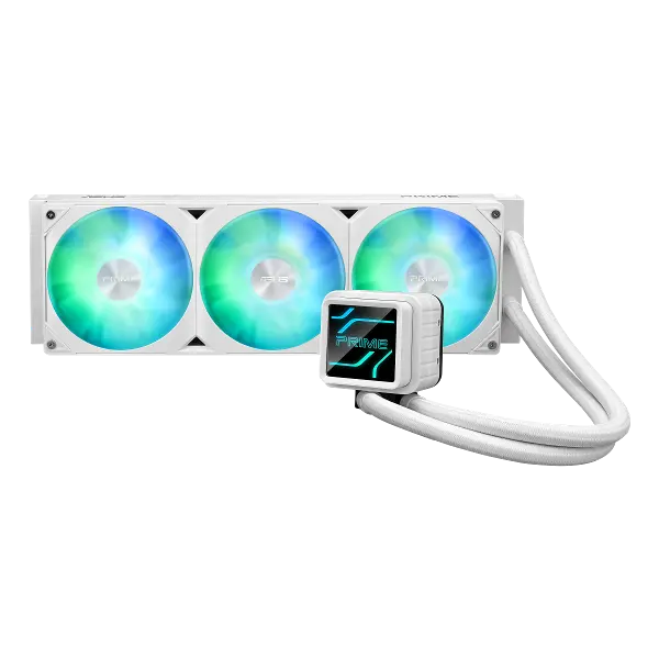 PRIME LC 360 ARGB SIVI SOGUTUCU OZEL TASARLANMIS CPU TEMAS ALANI VE KANATÇIKLI KANALLARA SAHIP SONSUZ AYNA LENS SECENEKLERİ OLAN SU BLOGU ONCEDEN MONTE EDILMIS ARGB FANLAR VE AURA AYDINLATMA BEYAZ