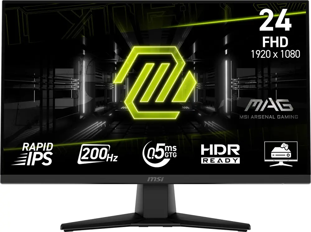 23.8 MAG 242F 0.5MS 200HZ FLAT RAPID IPS FREESYNC MONITOR
