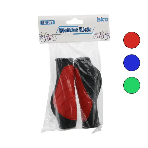 2 PCS SET RENKLİ - SİLİKON BİSİKLET ELCİK (4745)