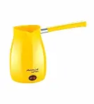 AWOX CAFFEEN  SARI  ELEKTRİKLİ CEZVE  TÜRK KAHVESİ  MAKİNESİ  PLASTİK   ÇİFT AĞIZ   0.4LT - 5 FİNCAN   1000W (4745)-1