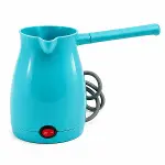 AWOX CAFFEEN  MAVİ  ELEKTRİKLİ CEZVE  TÜRK KAHVESİ  MAKİNESİ  PLASTİK   ÇİFT AĞIZ   0.4LT - 5 FİNCAN   1000W (4745)-2