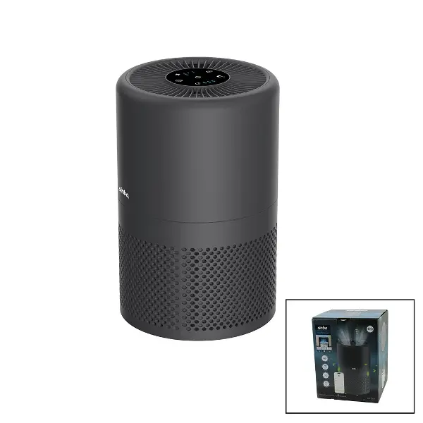 HAVA TEMİZLEME CİHAZI 3 KADEME FİLTRELEME OTOMATİK FAN UV AYDINLATMA SESSİZ UYKU MOD WİFİ UZAKTAN KONTROL SAP-5508 (4745)