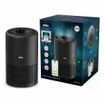 HAVA TEMİZLEME CİHAZI 3 KADEME FİLTRELEME OTOMATİK FAN UV AYDINLATMA SESSİZ UYKU MOD WİFİ UZAKTAN KONTROL SAP-5508 (4745)-2