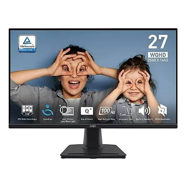 27 PRO MP275Q 2560x1440 (QHD) FLAT VA 100HZ 1MS ANTI-GLARE MONITOR
