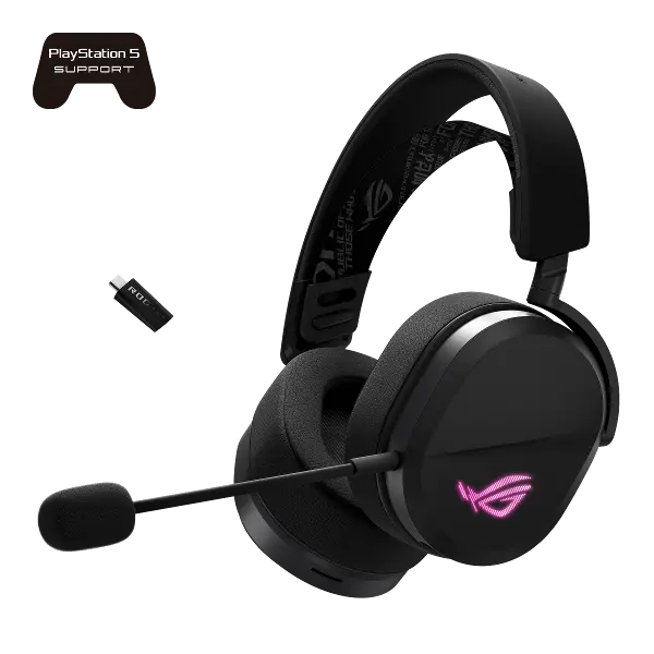 ROG PELTA KABLOSUZ OYUN KULAKLIĞI (BT ROG SPEEDNOVA 2.4GHZ USB-C HAFİF 309G 50MM ROG TİTANYUM KAPLI SÜRÜCÜLER 10MM GENİŞBANT MİKROFON 60 SAAT PİL ÖMRÜ PC SWITCH PS5 İÇİN)