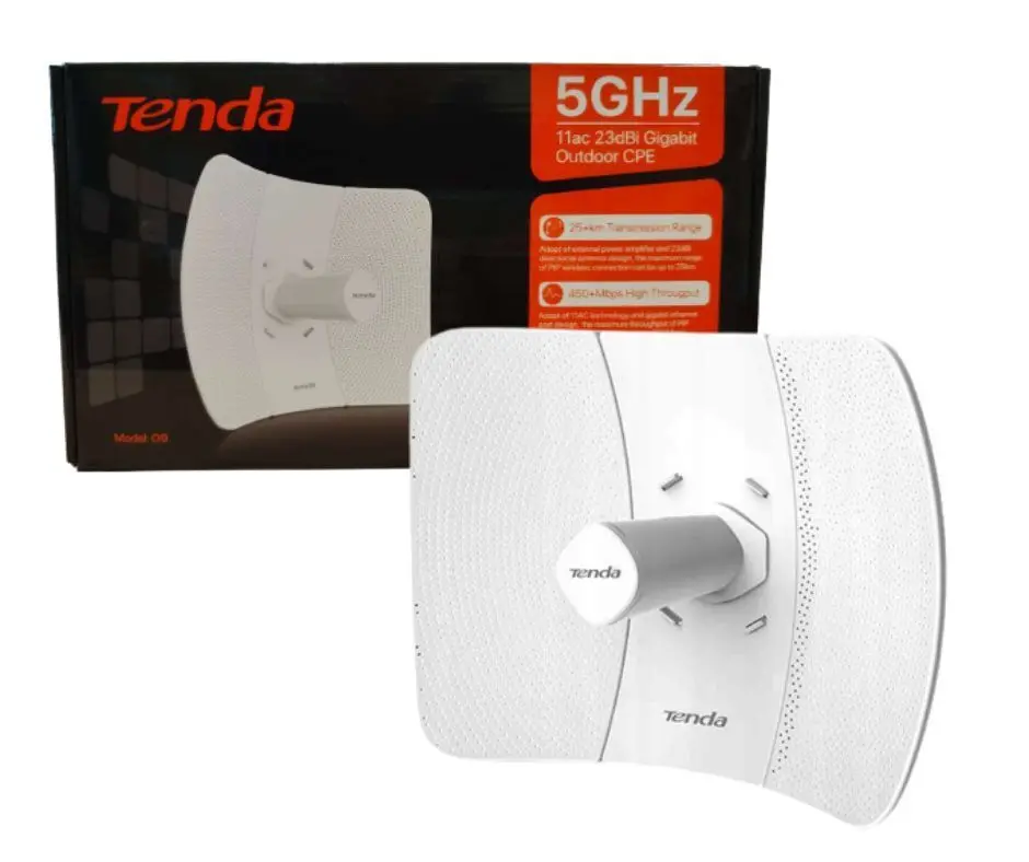 O9 Dış Mekan 867 Mbps 5GHz 25 Km Gigabit Access Point O9
