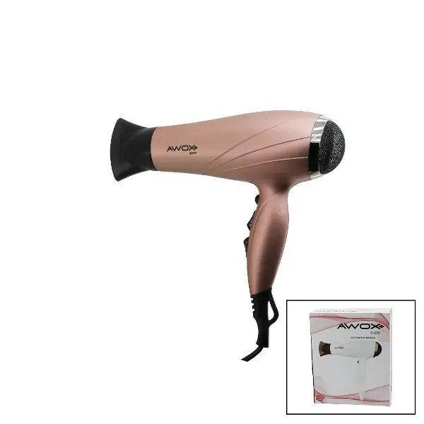 AWOX GLEAO  ROSE-GOLD  SAÇ KURUTMA - FÖN MAKİNESİ  SOĞUK ÜFLEME   2 KADEME FAN - 3 KADEME SICAKLIK   2000W (4745)