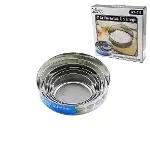 RAUND STRAİNER 6PCS METAL UN ELEK SETİ 15-17.5-19-20.5-24-27CM (4745)-1