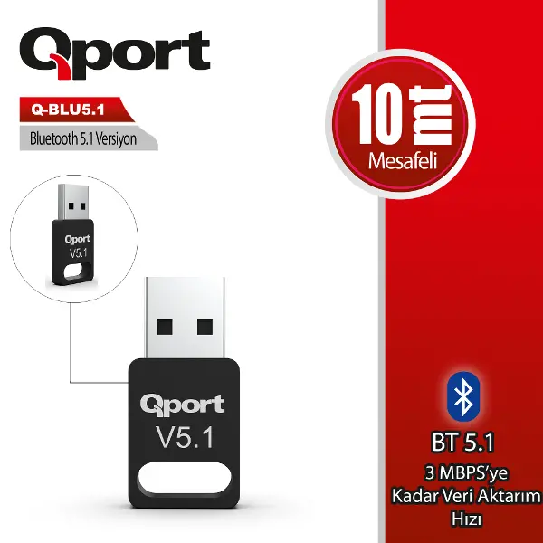 Q-BLU5.1 BLUETOOTH V5.1 USB ADAPTOR