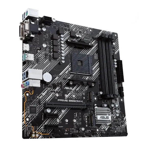 B550M-K AMD B550 Ultra Durable Motherboard with Digital VRM Solution PCIe 4.0