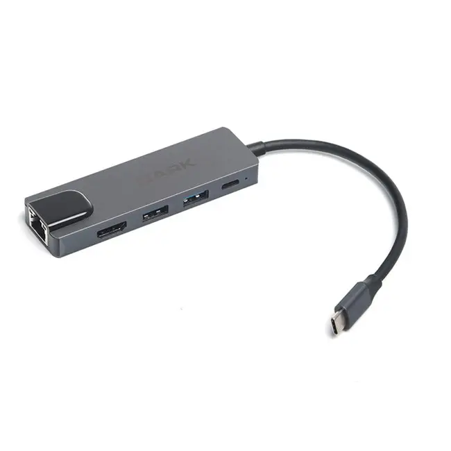 USB 3.1 Type-C to Ethernet/HDMI/USB/USB-C PD Çevirici Çok [DK-AC-U31X46]