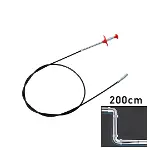 200CM YAYLI - KISKAÇ LAVABO - GİDER VB.TEMİZLEME - ÇOK AMAÇLI ÇUBUK (4745)-1