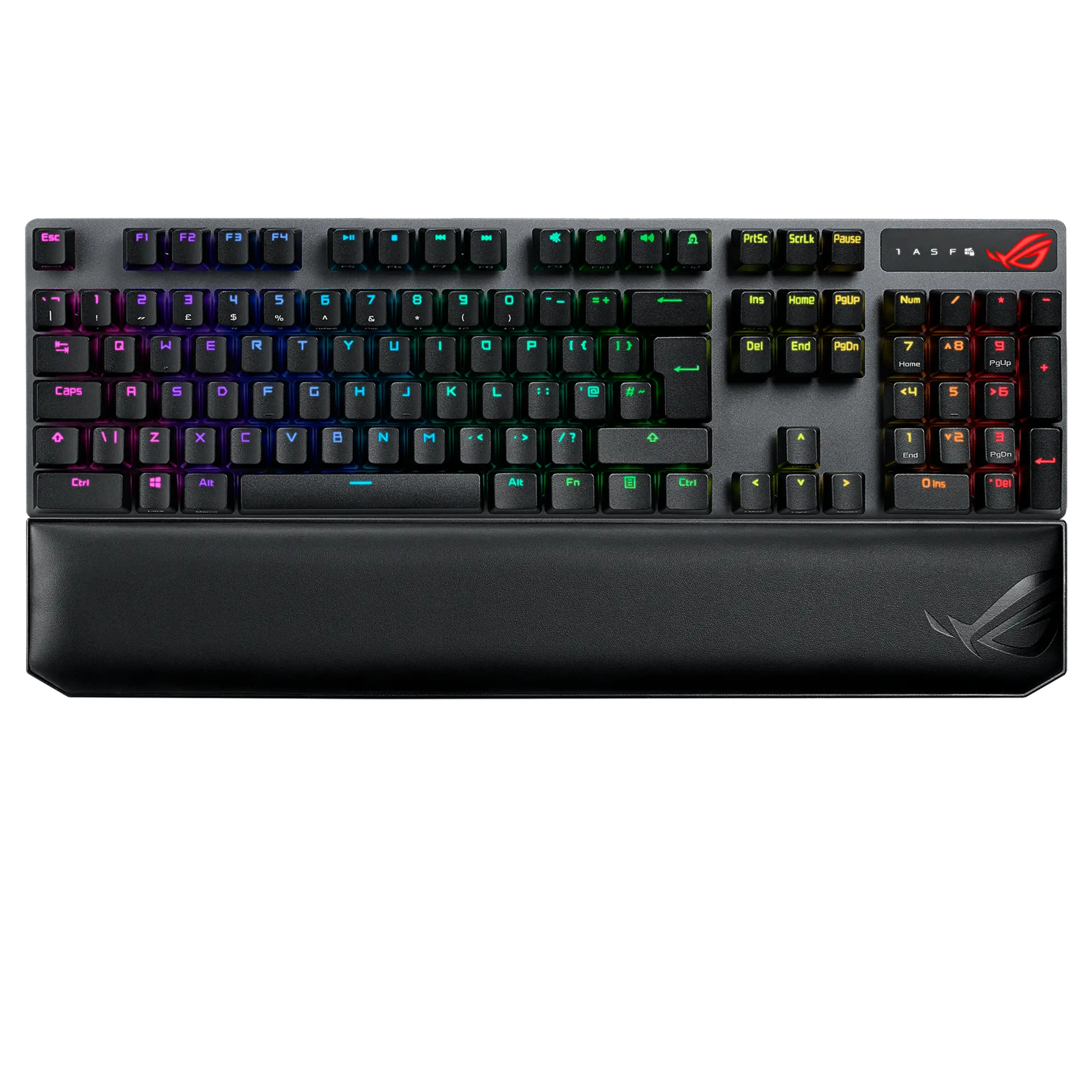 ROG STRIX SCOPE II 96 WL/NX SNOW/ABS/TR WIRELESS OYUNCU KLAVYESİ 3 FARKLI BAĞLANTI TÜRKÇE TUŞ DİZİLİMİ (2.4GHz RF, BLUETOOTH, KABLOLU) ROG NX SNOW MEKANİK SWITCH AURA SYNC RGB VE BİLEK DESTEĞİ