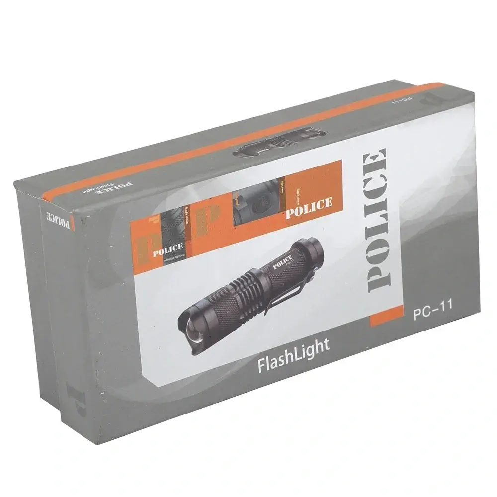 Pc-11 Mini El Feneri Sadece 1  Kalem Pil İle Çalışır Cree Q5 Led Teknolojisi, 100m Menzil Ve Zoom Özelliği. Kompakt, Güçlü Ve Ultra Ekonomik.-3