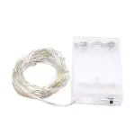 Gd957 Şerit Pilli Aydınlatma 3 Metre 30 Adet Beyaz Peri Led-4