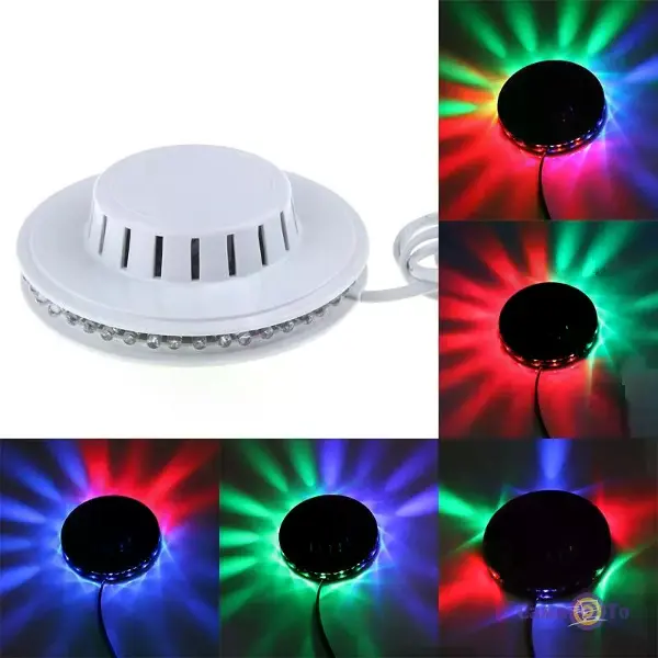 Fithome M29 48 Led Rgb Otomatik Renk Değiştiren Dönen Ayçiçeği Ufo Led