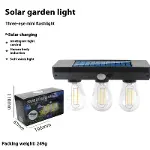Fithome Yt-819 3 Watt Suya Dayanıklı Hareket Sensörlü Solar Led Lamba-6