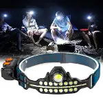 Fithome W690 7 Aydınlatma Modlu Xpe Cob  Led Sensörlü Dahili Pilli Usb Şarj Edilebilir Kafa Feneri-2