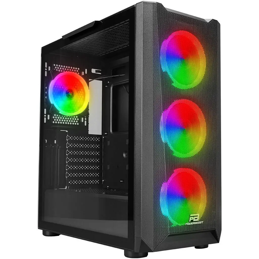 VK-W001B USB 3.0 Mesh ARGB Ring Fanlı Gaming Kasa