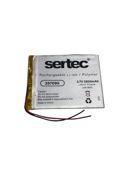 357090 3.7v 2500 Mah Li-polymer Pil (devreli/1.5a)