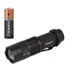 Cree Q5 Led Zoomlu  Pilli Mini Feneri 14500 Pil İle Çalışma Özelliği-1