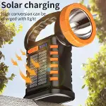 Wison Ws-4343 Çok Fonksiyonlu Powerbanklı Solar Şarjlı Kamp Lambası-2