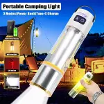 1000 Lümen Güçlü Aydınlatmaya Sahip Gold  Gp-222 İle Kamp Gecelerini Aydınlatın Hem El Feneri Hem De Kamp Lambası Olarak Kullanılabilen Çok Fonksiyonlu Yapısı, Usb Şarj Özelliği Ve Dayanıklı Gö-6
