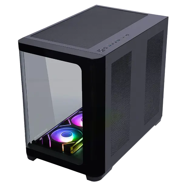 GB-G2852B Curved Temperli Camlı Type-C 3.1 7*ARGB Fan Seaview ATX Gaming Siyah Kasa