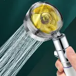 Turbo Pervaneli ve Filtreli Su Tasarruflu 360 Derece Dönebilen Tazyikli Duş Başlığı (4745)-2
