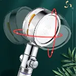 Turbo Pervaneli ve Filtreli Su Tasarruflu 360 Derece Dönebilen Tazyikli Duş Başlığı (4745)-5