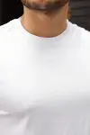 Erkek Kolları Dar Kesim Rahat Kalıp Basic Tişört-3