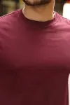 Erkek Kolları Dar Kesim Rahat Kalıp Basic Tişört-3