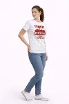 TÜRKİYE Baskılı Tişört Ay Yıldız 2026 Dünya Kupası Taraftar Forma T-Shirt - Beyaz-2
