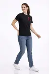 TÜRKİYE Ay Yıldız Baskılı Taraftar Forma T-Shirt - Siyah-3