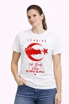 TÜRKİYE Ay Yıldız 2026 Dünya Kupasi Taraftar Forma T-Shirt - Beyaz-3