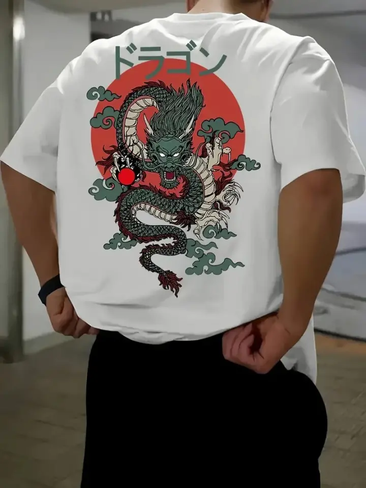 Baskılı Oversize Bisiklet Yaka T-shirt - Beyaz-1 Baskılı Oversize Bisiklet Yaka T-shirt - Beyaz-1