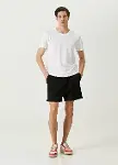 Unisex Basic Bisiklet Yaka Regular T-Shirt - Beyaz-4