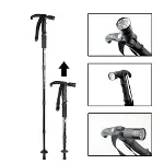 Boya Göre Ayarlı Işıklı Yürüyüş Bastonu  Wt-002-1