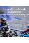 Y20 Max Motosiklet Bluetooth 5.3 Kask Intercom 2 Kişi 300 Metre Eşleşme Özellikli-6