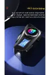 Q58-MAX Radyolu 2 Kişi Bağlantılı Bluetooth Kask Kulaklık Ekranlı Fenerli Müzik ve Telsiz Intercom-5