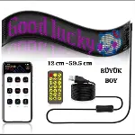 Led Ekran Matrix Panel Cama Yapışan En Büyük Boy 16X96 led sayısı Araba Yazısı 12cm-59.5cm-1