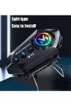 Y12  Motor Kask Kulaklık RGB Modlu Radyolu Motosiklet Kulaklık 5.3 Bluetooth Intercom-2