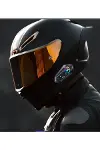 Y12  Motor Kask Kulaklık RGB Modlu Radyolu Motosiklet Kulaklık 5.3 Bluetooth Intercom-5